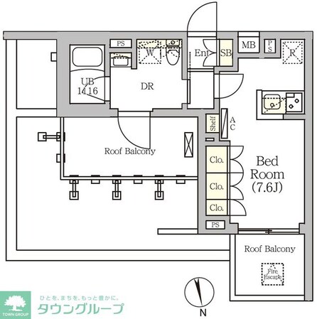 ARKMARK南品川の物件間取画像